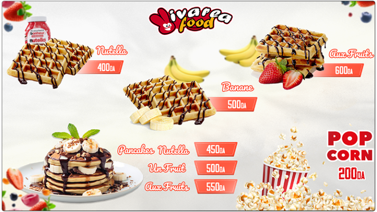 Dessert Menus - Vivarea food - 01